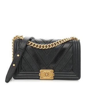 Chevron Mix Medium Boy Bag